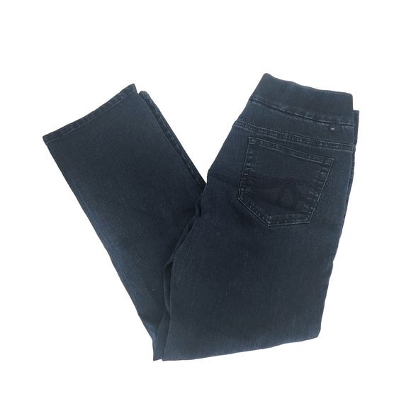 Lee Style Up Women’s Stretch Jeans Blue Size 6 PETITE Straight Leg - Picture 3 of 8